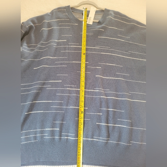 Bloomchic Blue Striped Men's Sweater - Picture 8 of 12